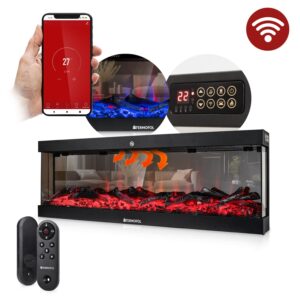 Cheminée électrique décorative
