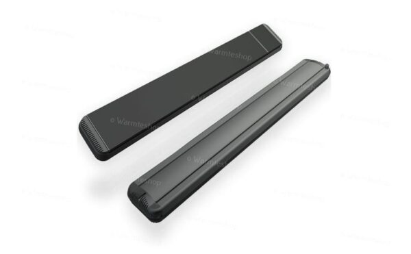 Designwarmtestralers Mo-El Hottop - 1260x201x58 mm Zwart / Dimmer
