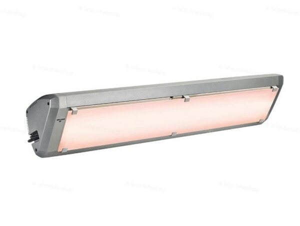 Heliosa 99.1 - Kabel 150 cm met filterglas - Zilver - 4000 W