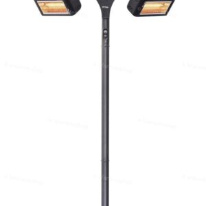 Heliosa 993 - Cordon 400 cm - 3000 watts - Anthracite