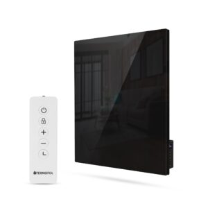 Panneau infrarouge Termofol TF-GB350 – verre noir, 350 W – vue du produit