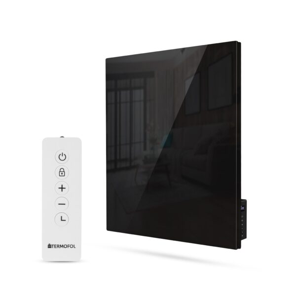 Infraroodpaneel Termofol TF-GB350 – zwart glas, 350 W – foto 1 Infraroodpaneel Termofol TF-GB350 – zwart glas, 350 W – productaanzicht