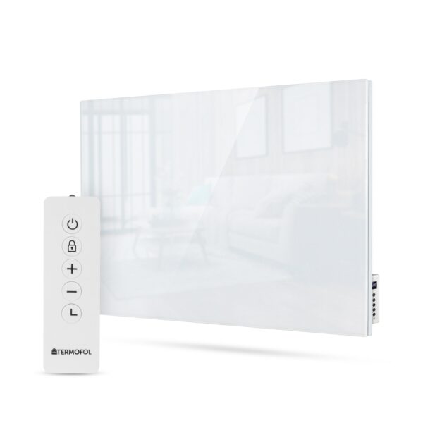 Infraroodpaneel Termofol TF-GW500 – wit glas, 500 W – productaanzicht