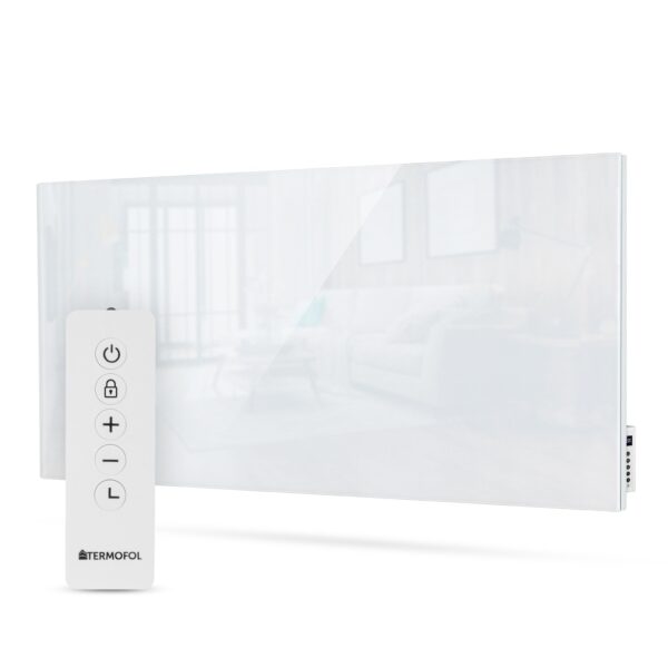 Infraroodpaneel Termofol TF-GW700 – wit glas, 700 W – foto 1 Infraroodpaneel Termofol TF-GW700 – wit glas, 700 W – productaanzicht