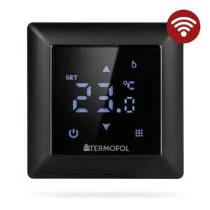 Wifi-thermostaat Termofol TF-H6 – zwart – foto 1 Wifi-thermostaat Termofol TF-H6 – zwart – productaanzicht