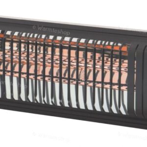 Chauffage de terrasse Campos - coloris noir - 2000 watts - 15m2