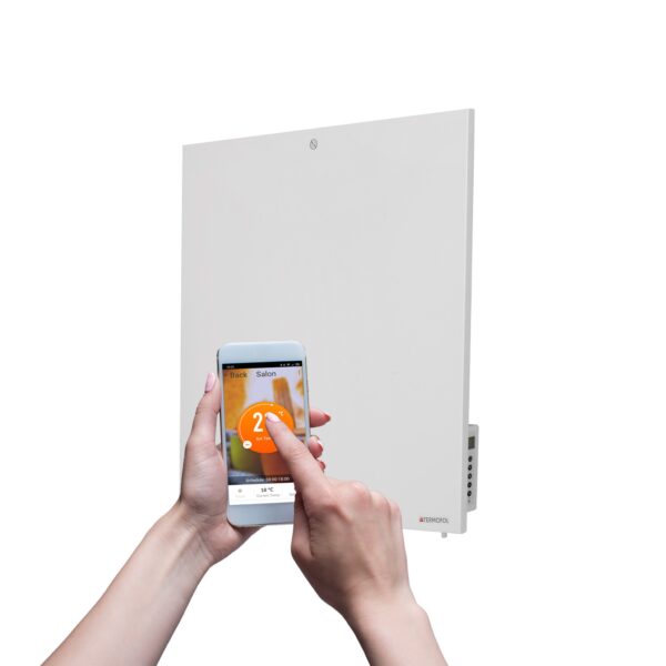 Panneau infrarouge métallique Termofol TF-SWT400 – 350 W, Wi-Fi – photo 1 Panneau infrarouge métallique Termofol TF-SWT400 – 350 W, Wi-Fi – vue du produit