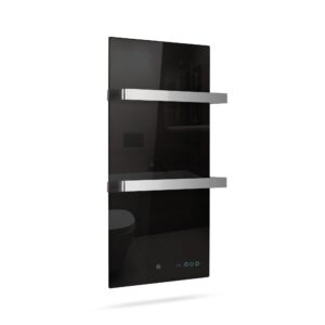 Infraroodhanddoekdroger Termofol TF-LB400 – zwart glas – foto 1 Infraroodhanddoekdroger Termofol TF-LB400 – zwart glas – productaanzicht
