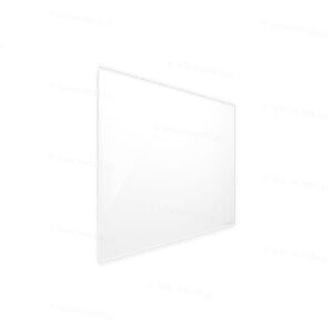 Panneau infrarouge en verre Welltherm – blanc cristal – 580 watts Panneau infrarouge en verre Welltherm - blanc cristal - 580 watts