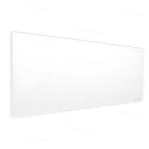 Panneau infrarouge en verre Welltherm – blanc cristal – 930 watts Panneau infrarouge en verre Welltherm - blanc cristal - 930 watts