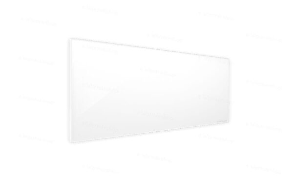 Panneau infrarouge en verre Welltherm – blanc cristal – 930 watts Panneau infrarouge en verre Welltherm - blanc cristal - 930 watts