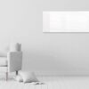 Panneau infrarouge en verre Welltherm – blanc cristal – 930 watts Panneau infrarouge en verre Welltherm - blanc cristal - 930 watts