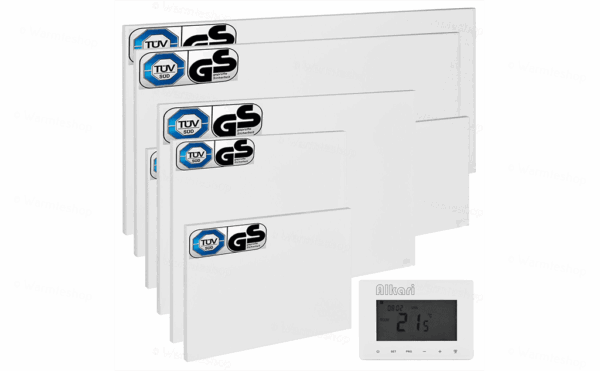 Panneau infrarouge métalliques Alkari version ITC – 600 watts Panneau infrarouge métalliques Alkari version ITC - 600 watts