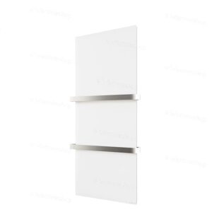 Sèche-serviettes Welltherm BP verre blanc cristal - 660 watts