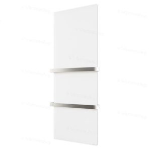 Sèche-serviettes Welltherm BP verre blanc cristal - 850 watts