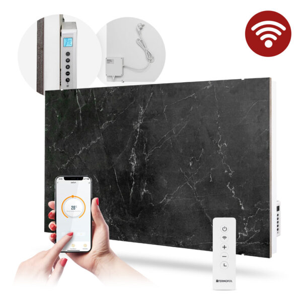 Panneau infrarouge hybride en céramique Termofol TF-CS1000-02 – 1000 W, Wi-Fi – photo 1 Panneau infrarouge hybride en céramique Termofol TF-CS1000-02 – 1000 W, Wi-Fi – vue du produit