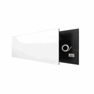 Panneau infrarouge en verre Ecaros - blanc - 1000 watts