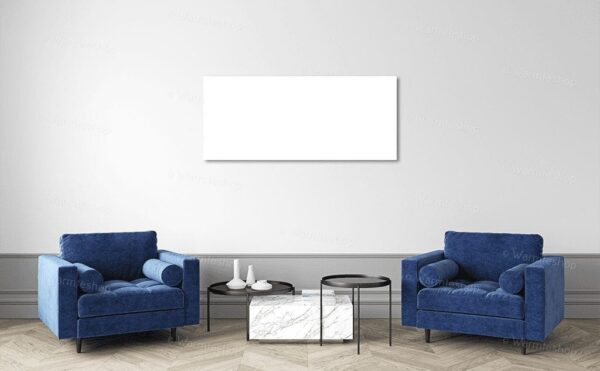 Panneau infrarouge en verre Ecaros - blanc - 1000 watts