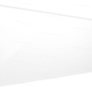 Panneau infrarouge en verre Ecaros - blanc satiné - 1000 watts