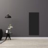 Glazen infraroodpaneel Ecaros - satijnzwart - 1000 W