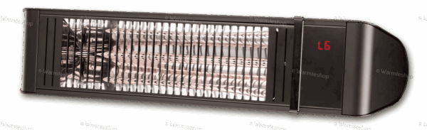 Chauffage de terrasse Picafort - couleur gris - 2000 watts 15m2