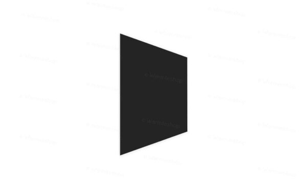 Panneau infrarouge en verre Welltherm – noir satiné – 370 watts Panneau infrarouge en verre Welltherm - noir satiné - 370 watts