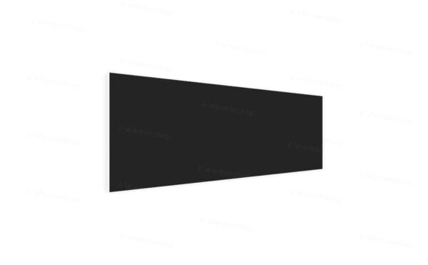 Panneau infrarouge en verre Welltherm – noir satiné – 625 watts Panneau infrarouge en verre Welltherm - noir satiné - 625 watts