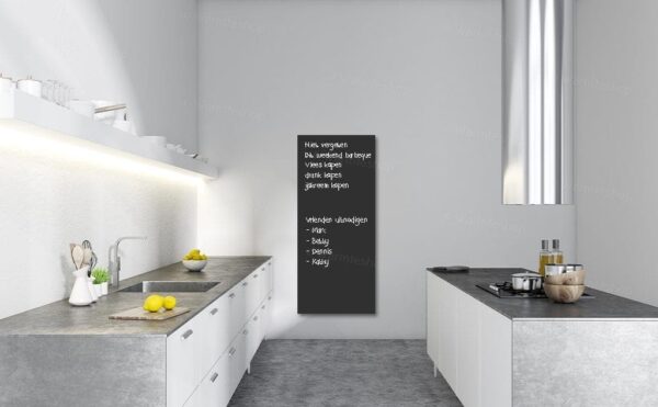 Glazen infraroodpaneel Welltherm - satijnzwart - 930 W