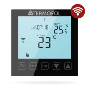Wifi-thermostaat Termofol TF-H1 – zwart – foto 1 Wifi-thermostaat Termofol TF-H1 – zwart – productaanzicht
