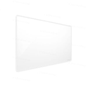 Panneau infrarouge en verre Welltherm – blanc satiné – 780 watts Panneau infrarouge en verre Welltherm - blanc satiné - 780 watts