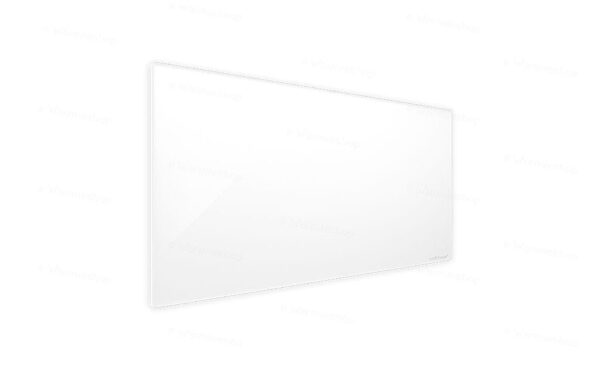 Panneau infrarouge en verre Welltherm – blanc satiné -1250 watts Panneau infrarouge en verre Welltherm - blanc satiné -1250 watts